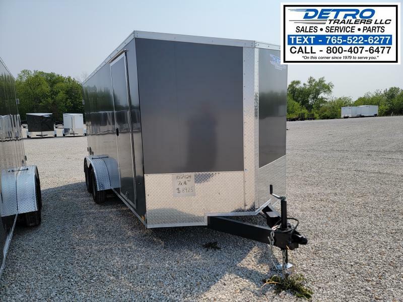 2023 Cargo Express XL SE 7' x 16' 7K Double Rear Door Enclosed Cargo Trailer