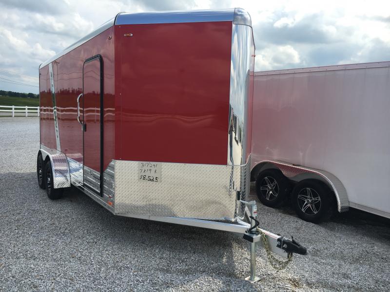2019 Red Legend 7X19 Deluxe V-Nose Enclosed Aluminum TA Trailer 2019 Red Legend 7X19 Deluxe V-Nose Enclosed Aluminum TA Trailer