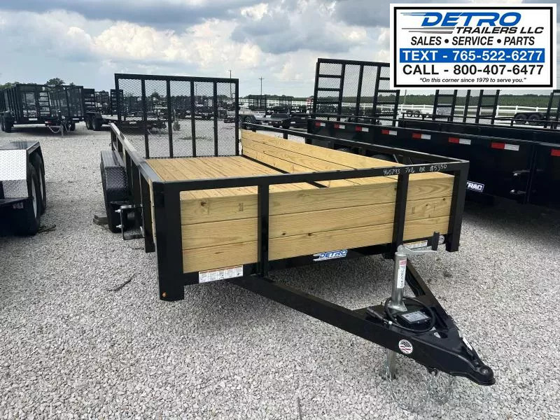 2025 Sure-Trac 7' x 16' 7K Tube Top Three Board High Side Utility Trailer