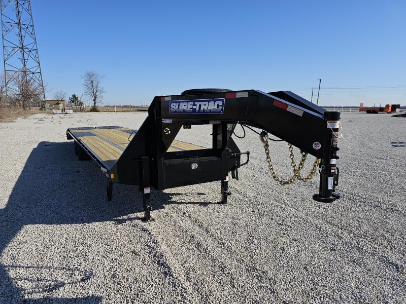2025 Sure-Trac 102" x 35' (30+5) 25.9K HD Gooseneck Low Profile Beavertail Deckover Trailer