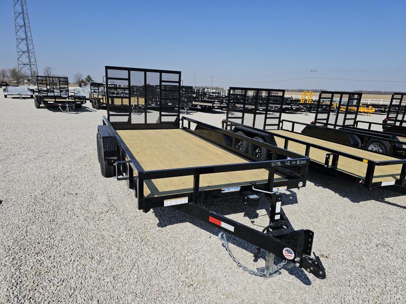 2025 Sure-Trac 7' x 16' 10K Tube Top Utility Trailer