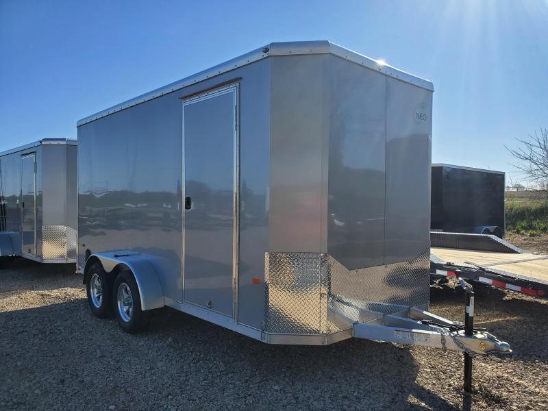 2021 NEO Trailers 7x14 Tandem Axle Aluminum Enclosed Cargo Trailer 2021 NEO Trailers 7x14 Tandem Axle Aluminum Enclosed Cargo Trailer
