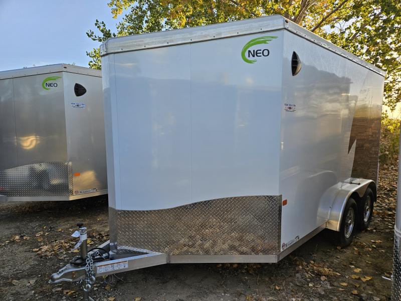 2025 NEO Trailers 7.5x12 Aluminum Cargo / Enclosed Trailer