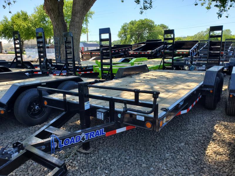 2020 Load Trail 83x18 Tandem Axle Carhauler Equipment Trailer 2020 Load Trail 83x18 Tandem Axle Carhauler Equipment Trailer