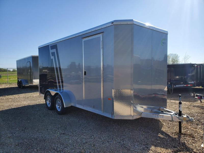 2021 NEO Trailers 7x16 Tandem Axle Aluminum Enclosed Cargo Trailer 2021 NEO Trailers 7x16 Tandem Axle Aluminum Enclosed Cargo Trailer