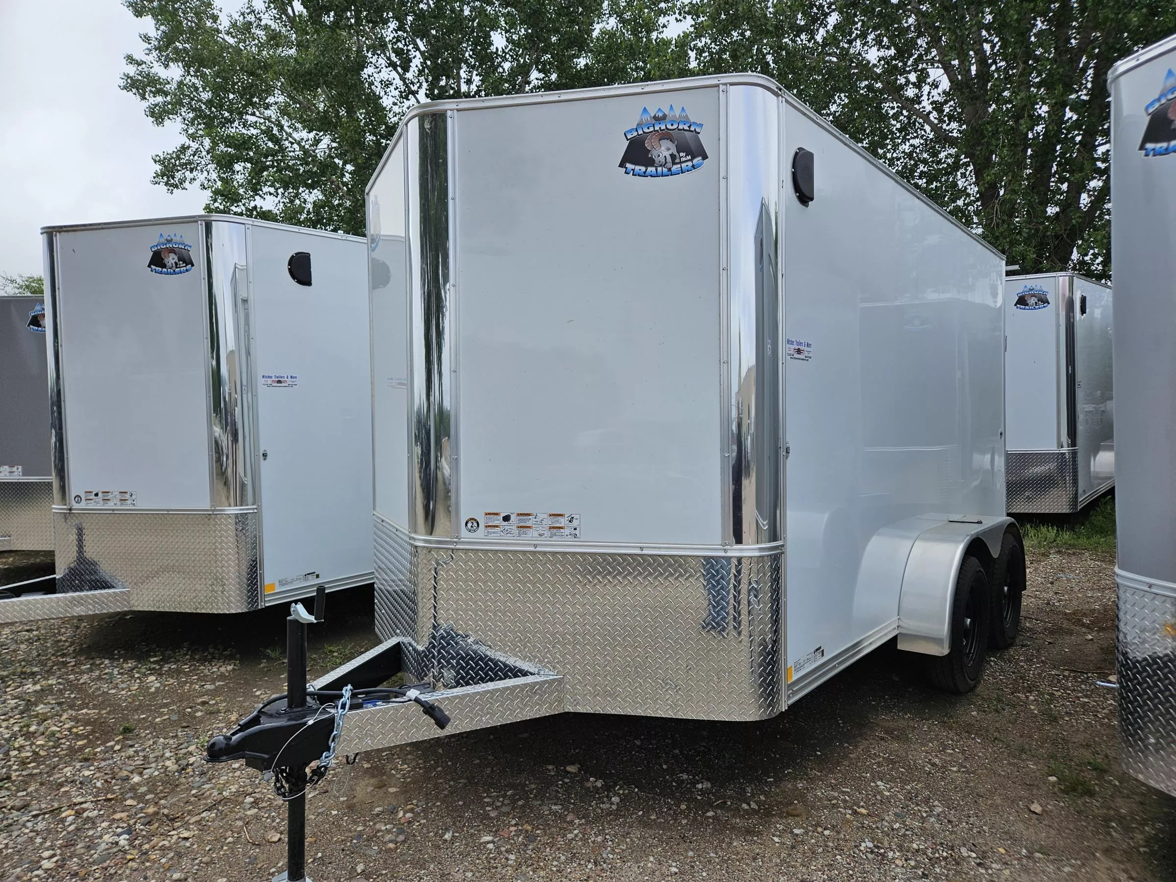 2026 Bighorn 7x12 Contractor Grade Cargo / Enclosed Trailer in