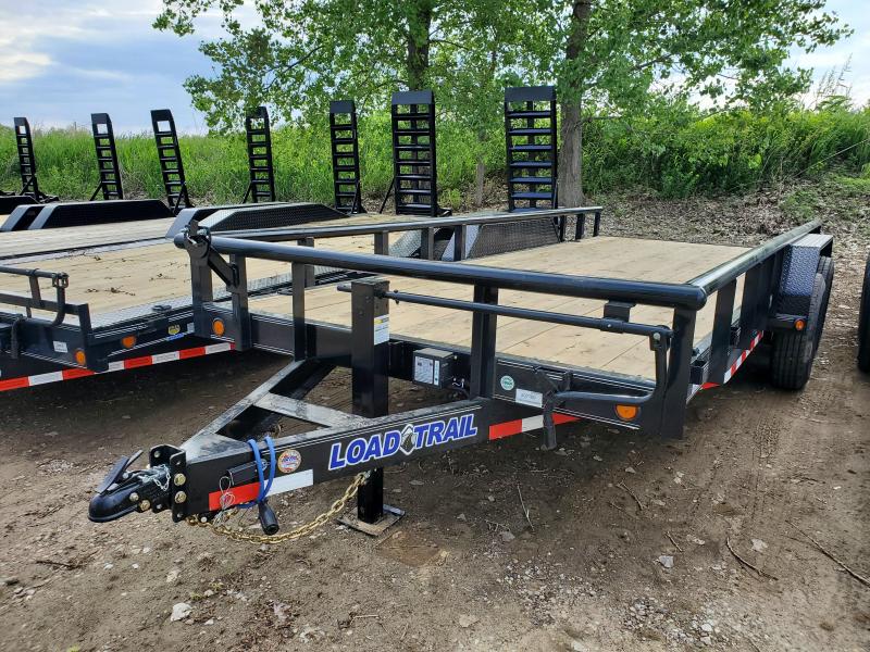 2020 Load Trail 83x18 Tandem Axle Carhauler Equipment Trailer 2020 Load Trail 83x18 Tandem Axle Carhauler Equipment Trailer