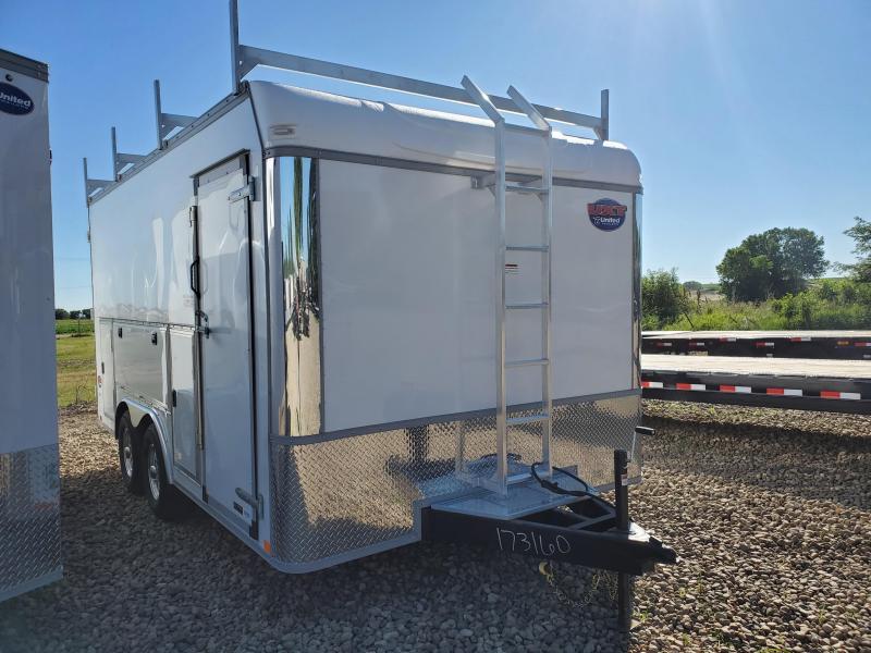 2021 United Trailers 8.5x16 Tandem Axle Contractor Enclosed Cargo Trailer 2021 United Trailers 8.5x16 Tandem Axle Contractor Enclosed Cargo Trailer