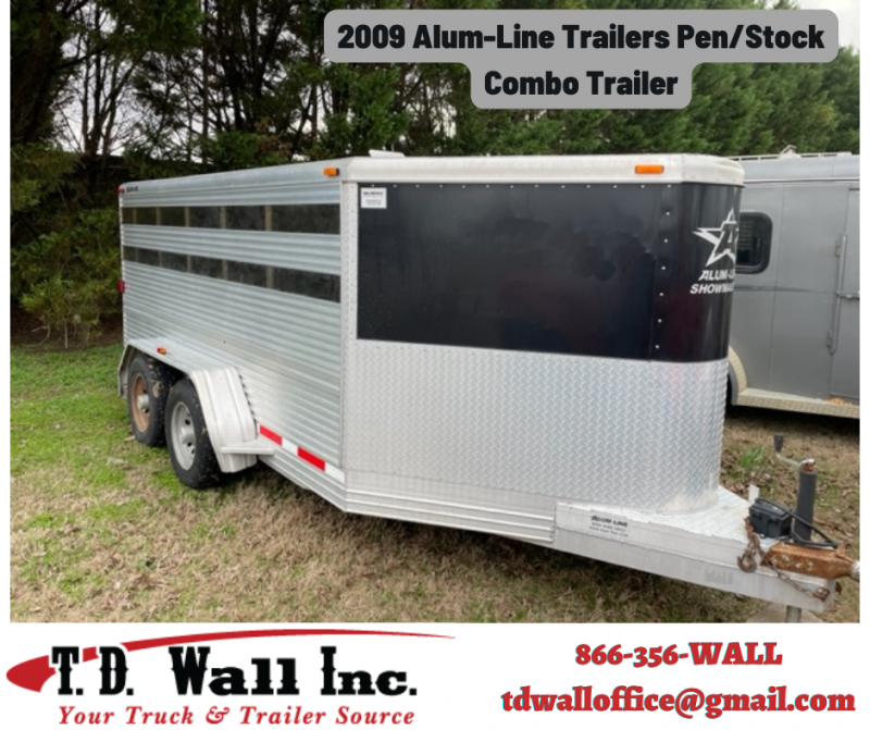 2009 Alum-Line Trailers Pen/Stock Combo Trailer 2009 Alum-Line Trailers Pen/Stock Combo Trailer