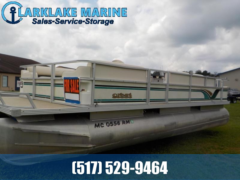 1998 Crest Crest 22' Used Pontoon Boat 1998 Crest Crest 22' Used Pontoon Boat