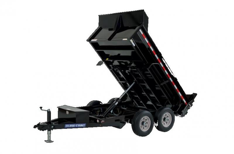 2022 Sure-Trac 82 IN x 12 HD Low Profile Dump Trailer 10K Single Ram 2022 Sure-Trac 82 IN x 12 HD Low Profile Dump Trailer 10K Single Ram
