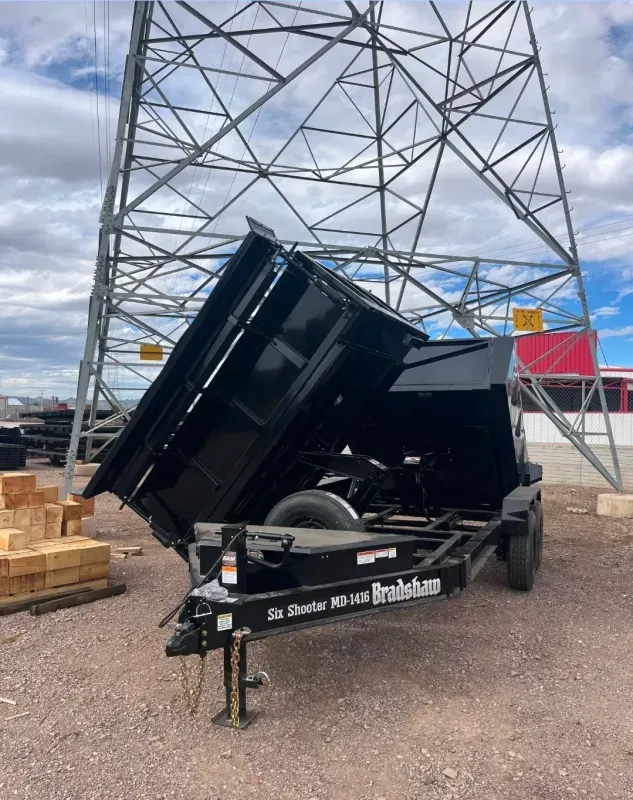Bradshaw Trailer Mfg: 14ft - 16K ; Heavy Duty / Multi-Dump Trailer
