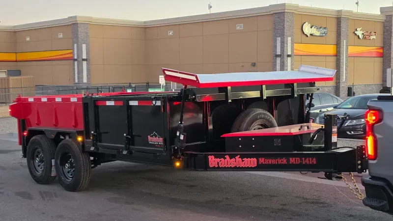 Bradshaw Trailer Mfg: 14 Ft - 14K ; Heavy Duty/Multi-Dump Trailer