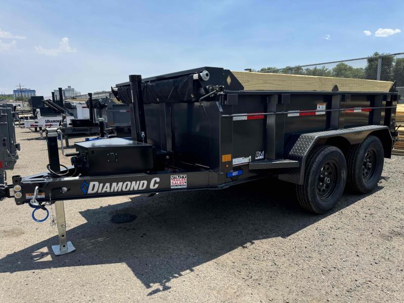 2025 Diamond C GDT 60"x10' 24" Sides - 7K Telescopic Dump Trailer