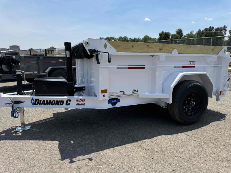 2024 Diamond C GST 60"x8' 24" Sides - 6K Telescopic Dump Trailer