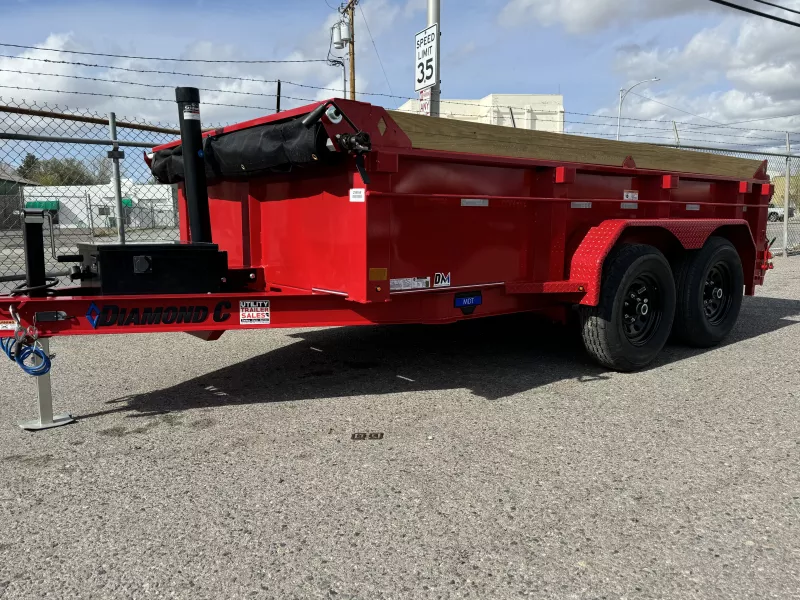 2025 Diamond C MDT 77"x12' - 10K Telescopic Dump Trailer