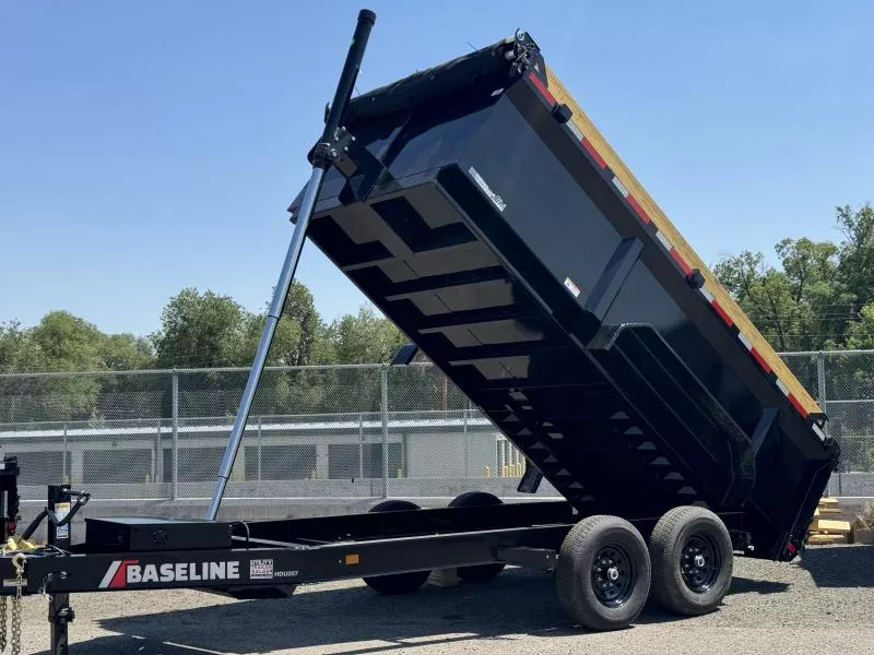 2025 Baseline HDU 14' 36" Sides - 14K Telescopic Dump Trailer