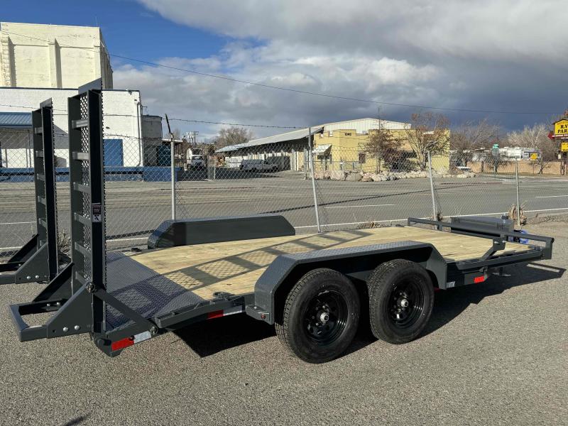 2024 Lamar 83" X 16' CC 10k Car Hauler Equipment Trailer UTS Reno Utility Trailers For