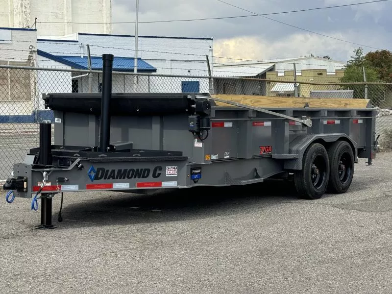 2026 Diamond C LPT 16' 7 ga. Pacesetter Edition - 18K Telescopic Dump Trailer