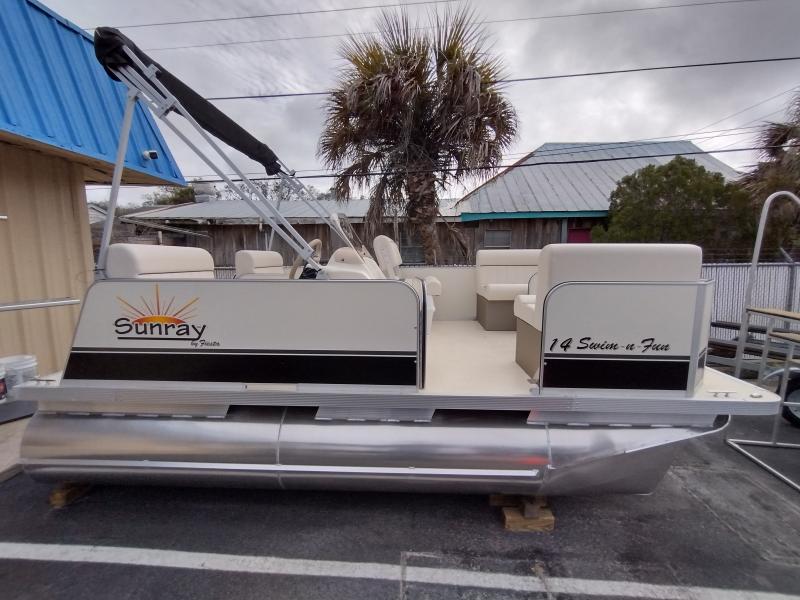 2024 Fiesta Saltwater Pontoons 14' Sunray Swin-N-Fun Pontoon Boat NYU0mGx3t1ls