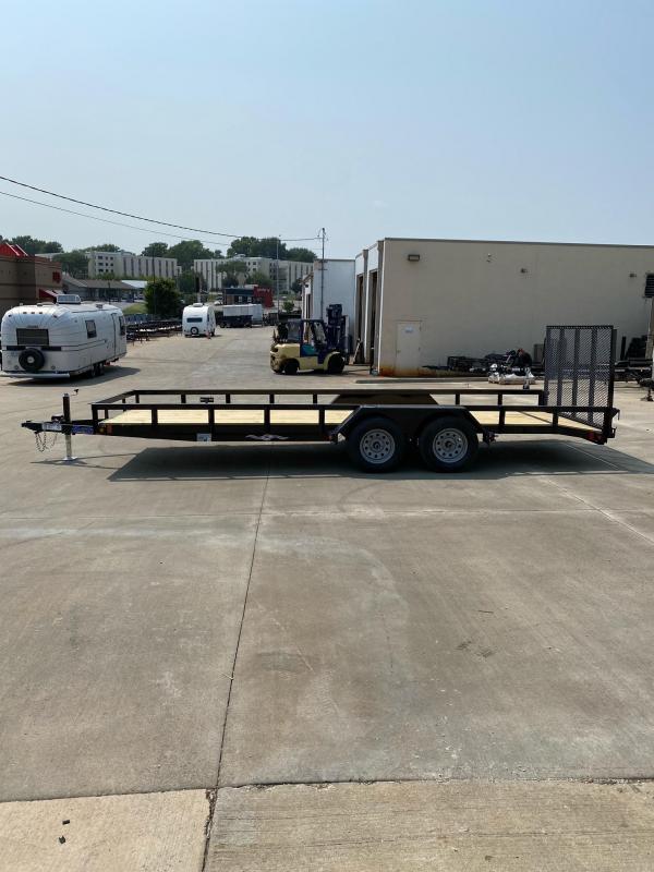 2021 Liberty 83X20 Tandem Axle Utility Trailer 8x20 Trailers For Sale