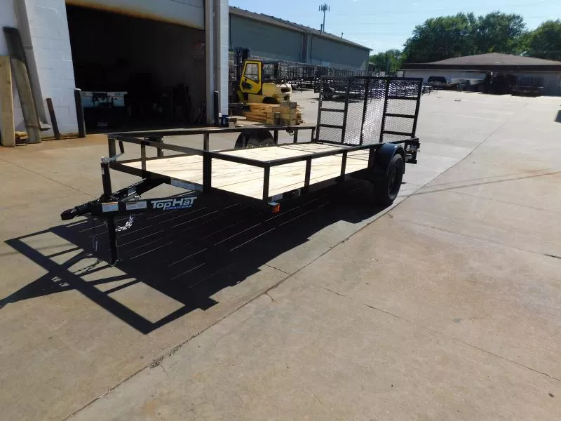 2025 Top Hat Trailers 77X14 Utility Trailer