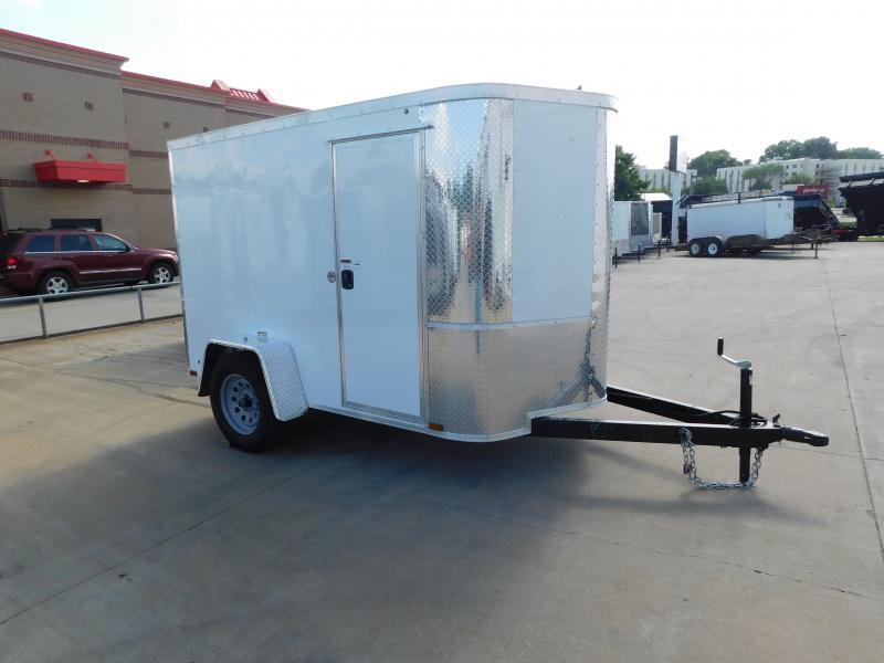 2022 Arising 5x8 Whtie 2990 GVWR Cargo / Enclosed Trailer