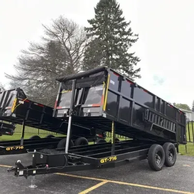 2026 Griffin Trailer GT-716 16' Dump 14K 48" HS