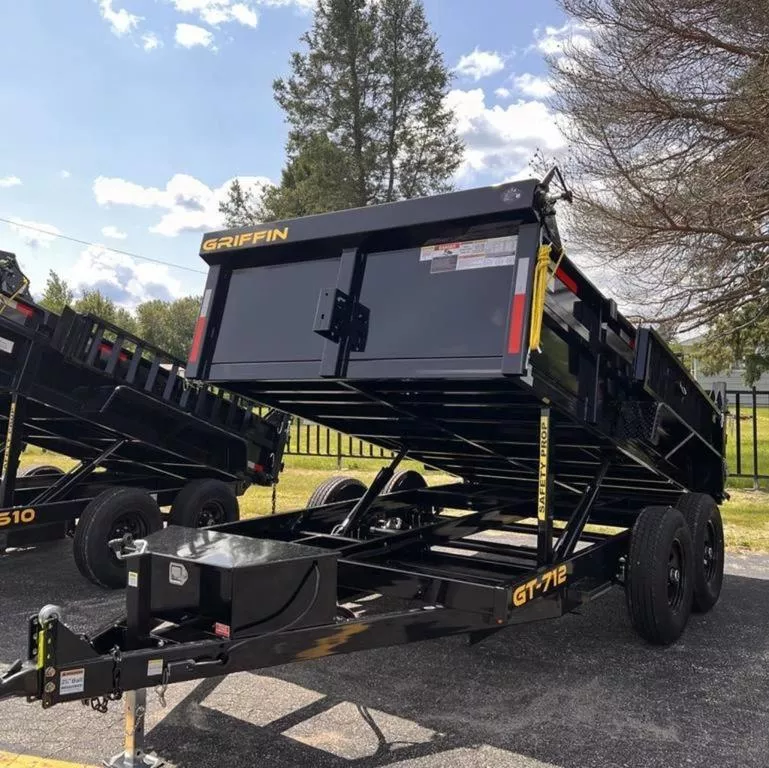 2025 Griffin Trailer  GT-712 12' Dump 12K  