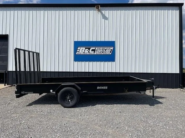 2024 DOOLITTLE 84X14 SA UTILITY W/5' GATE, 15" WALL 