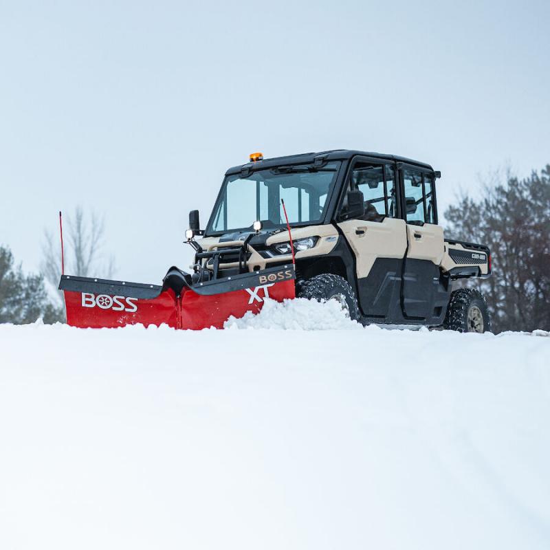 MSC12480 - BOSS SNOWPLOW 6'6'' STEEL UTV V-XT, (UTV-ATV) | Custom