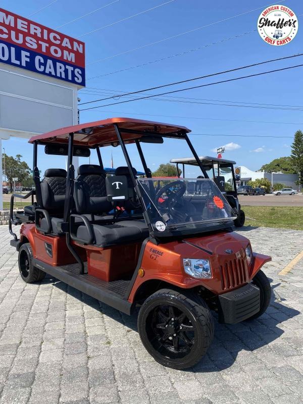 2021 Tomberlin Sedona Orange E-Merge GT 4+2 6 passenger Street Legal LSV Golf cart 2021 Tomberlin Sedona Orange E-Merge GT 4+2 6 passenger Street Legal LSV Golf cart