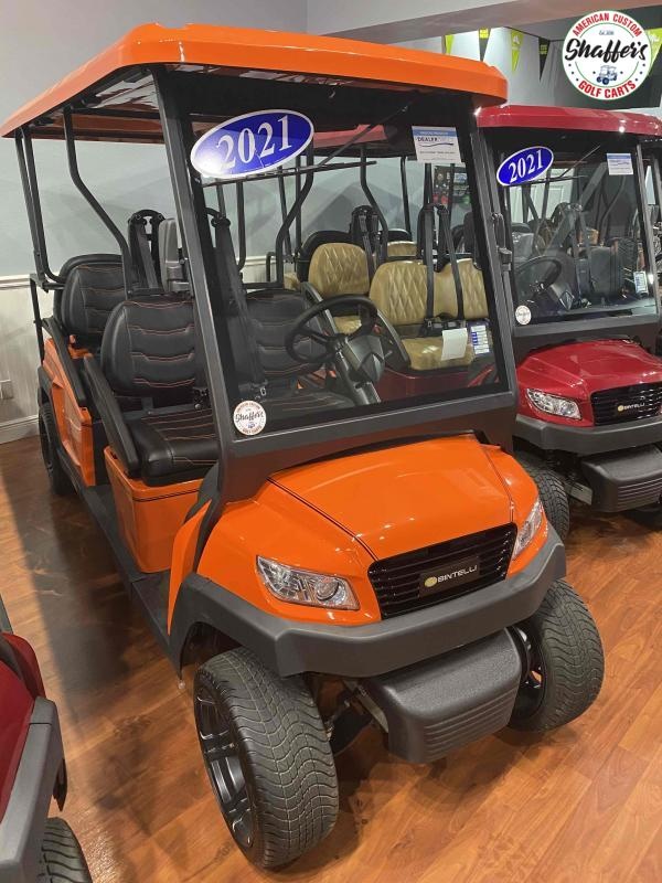 2022 CUSTOM Bintelli Beyond Orange 6pr Golf Cart 2022 CUSTOM Bintelli Beyond Orange 6pr Golf Cart