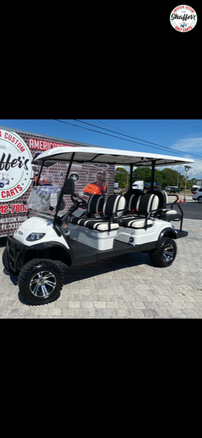 2020 ICON White i60L Lifted 6 passenger Golf Cart 2020 ICON White i60L Lifted 6 passenger Golf Cart