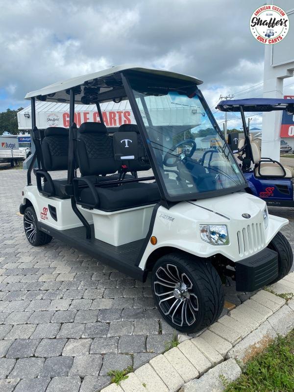 2021 Tomberlin Pearl White E-Merge E4 SS Saloon 4 passenger LSV Golf Cart 2021 Tomberlin Pearl White E-Merge E4 SS Saloon 4 passenger LSV Golf Cart