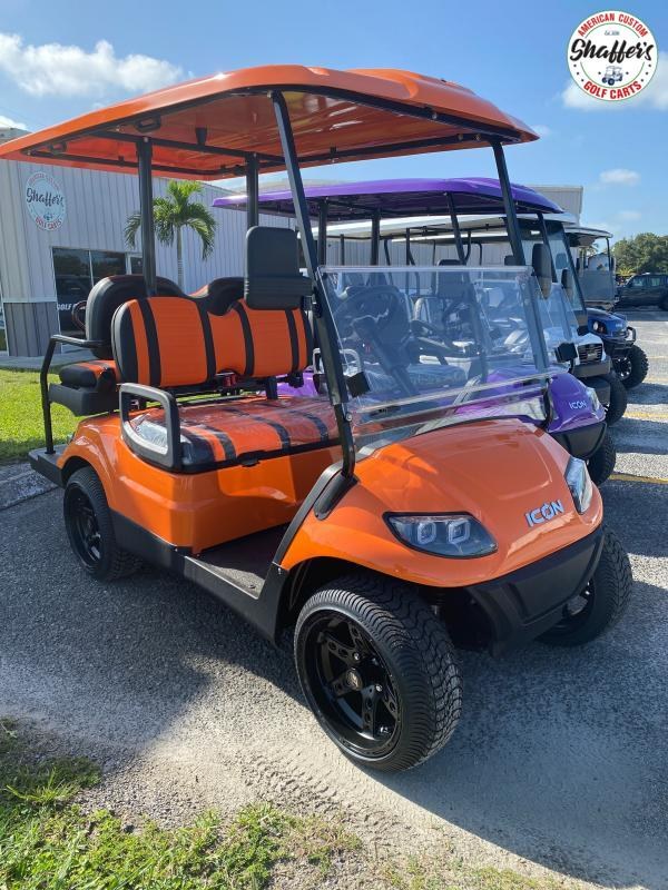 2022 ICON i40 4 passenger Golf Cart w Custom Wheels 2022 ICON i40 4 passenger Golf Cart w Custom Wheels