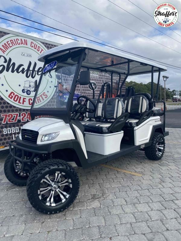 2022 Bintelli Beyond WHITE CUSTOM LIFTED 6pr Golf Cart 2022 Bintelli Beyond WHITE CUSTOM LIFTED 6pr Golf Cart