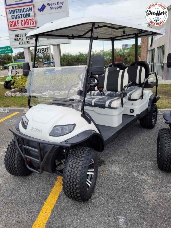 2022 ICON i60L WHITE Lifted 6 passenger Golf Cart 2022 ICON i60L WHITE Lifted 6 passenger Golf Cart