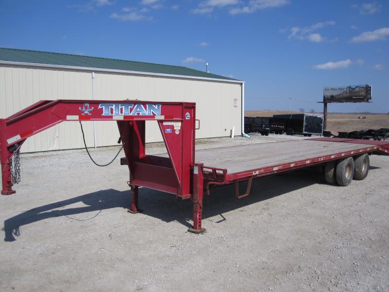 2012 Titan Trailers 102x30 Gooseneck Flatbed Trailer 2012 Titan Trailers 102x30 Gooseneck Flatbed Trailer