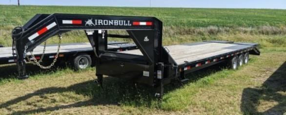 Iron Bull 102" x 32' Gooseneck Flatbed Trailer Iron Bull 102" x 32' Gooseneck Flatbed Trailer