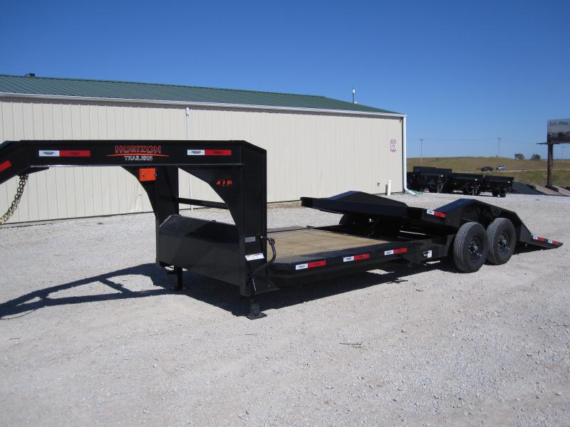 2023 Horizon Trailers 102x24 Gooseneck Tilt Deck Equipment Trailer M&M Trailers in NE Shop