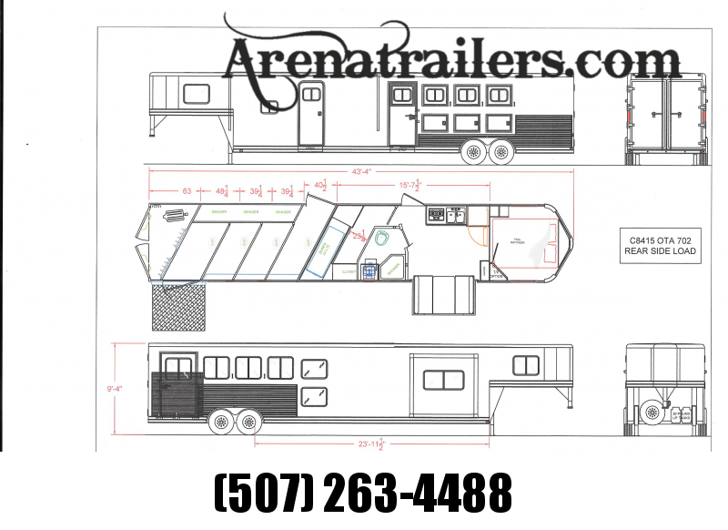 2022 Lakota 4H LQ Horse Trailer 0933 2022 Lakota 4H LQ Horse Trailer 0933