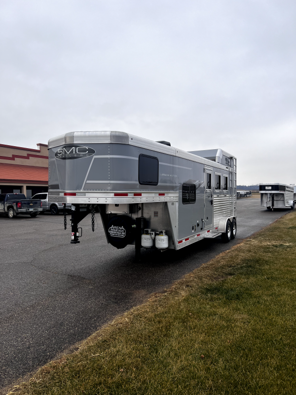 2021 SMC Horse Trailers 3H 6' LQ Horse Trailer Arena Trailer Sales