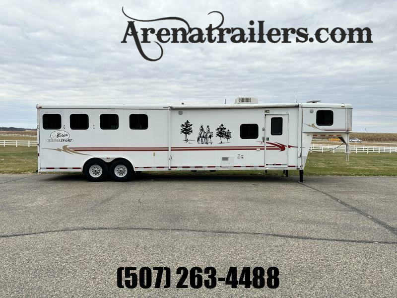 2004 Bison Trailers 4H 12' LQ AlumaSport Horse Trailer 2004 Bison Trailers 4H 12' LQ AlumaSport Horse Trailer