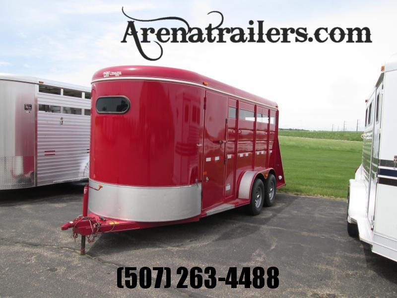 1998 CM Trailers 3 Horse BP Stock / Stock Combo Trailer 1998 CM Trailers 3 Horse BP Stock / Stock Combo Trailer