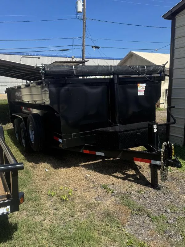 2025 Texas Pride Trailers 7'x14' Bumper Pull Dump Trailer w/ 36" sides 14k lb GVWR Dump Trailer