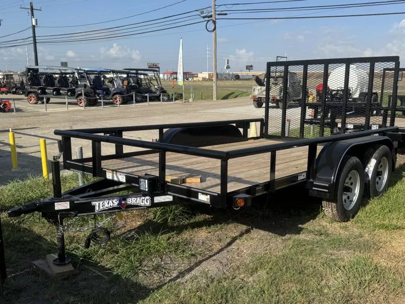 2025 Texas Bragg Trailers 6 x 12 Tandem Axle Utility Trailer