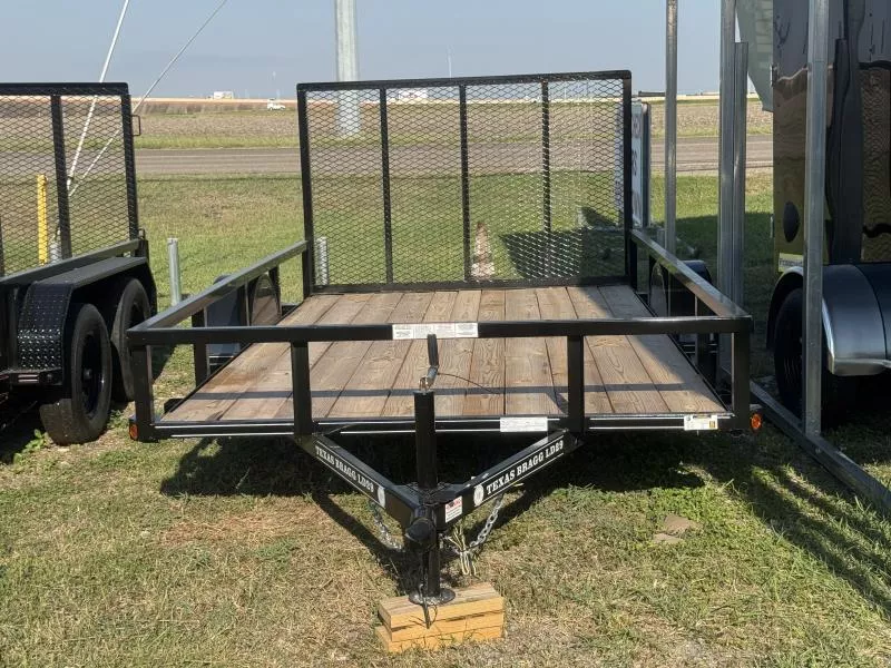 2025 Texas Bragg Trailers 6x12 Single Axle Utility Trailer