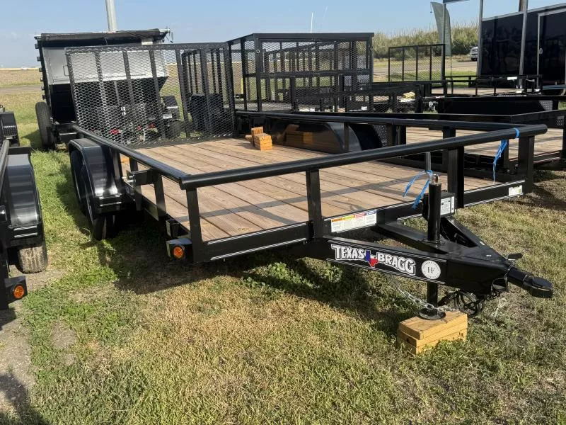 2025 Texas Bragg Trailers 6 x 16 Tandem Axle Utility Trailer