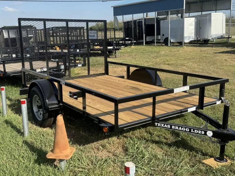 2025 Texas Bragg Trailers 6X10 Single Axle Utility Trailer